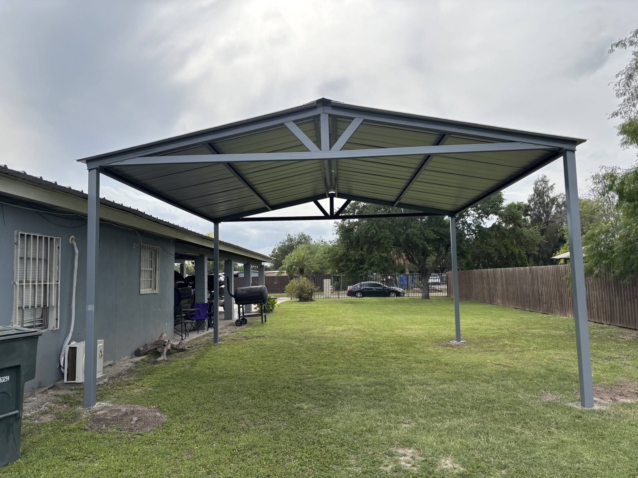 Carport for backyard or business use in Alamo, TX